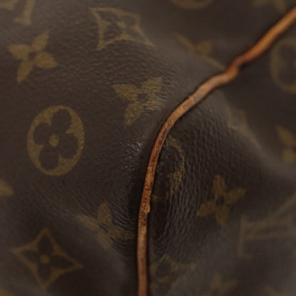 Louis Vuitton Keepall 60, Brown, Canvas, travel