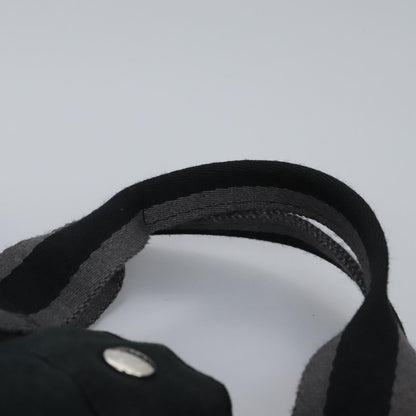 Hermès Toto, Black, Canvas, tote
