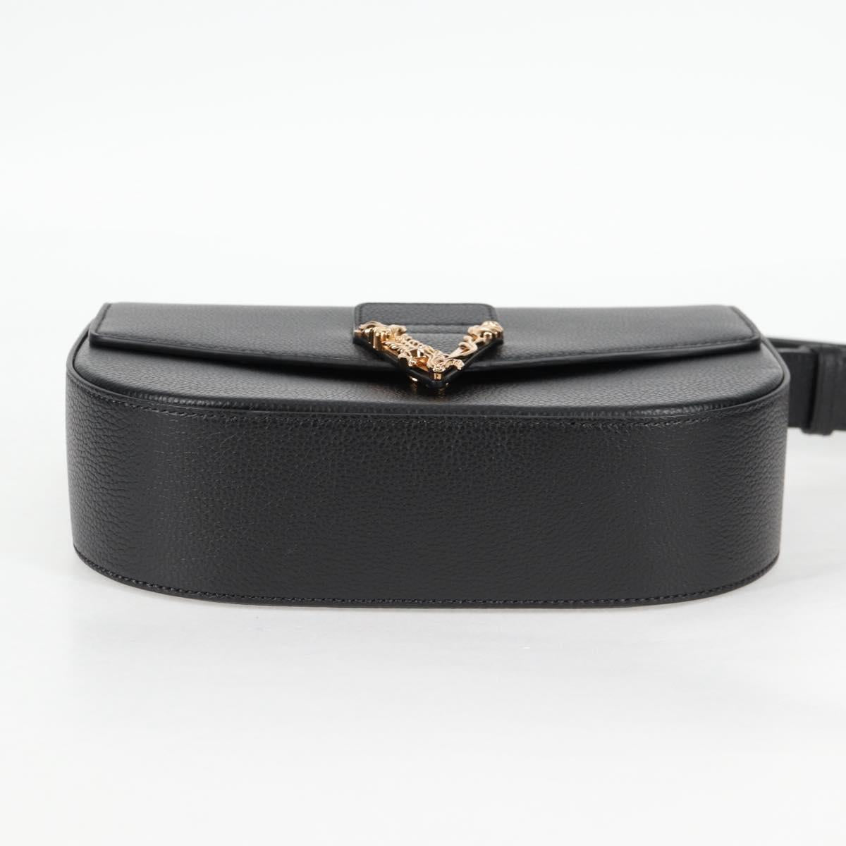 Versace Medusa, Black, Leather, shoulder