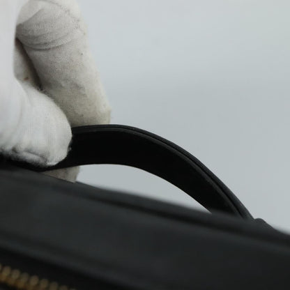 Chanel Vanity, Black, Leather, clutch