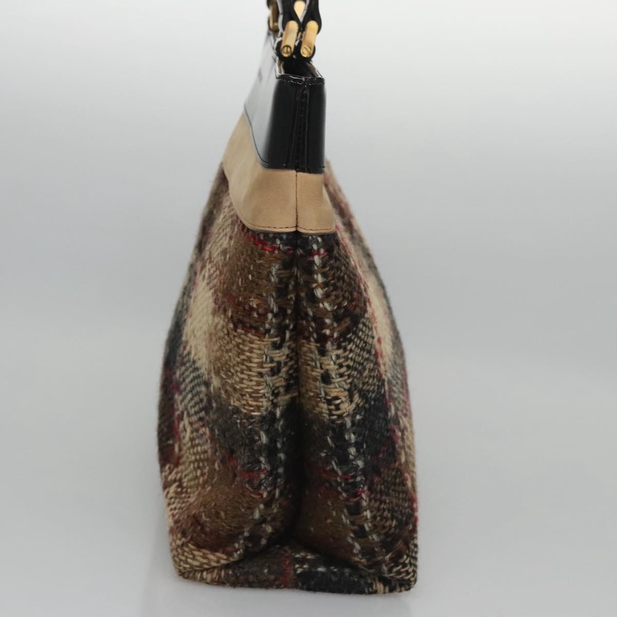 Burberry Nova Check Tote canvas check pattern, Multicolour, Wool, Handbag
