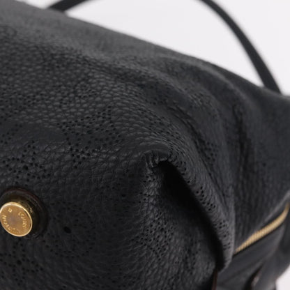 Louis Vuitton Galatea Mahina Leather, Black, Leather, Handbag