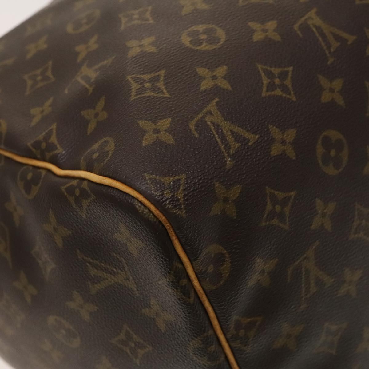 Louis Vuitton Keepall 55, Brown, Canvas, travel
