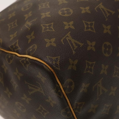 Louis Vuitton Keepall 55, Brown, Canvas, travel