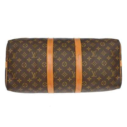 Louis Vuitton Keepall Bandouliere Monogram Canvas, Brown, Canvas, Travel Bag