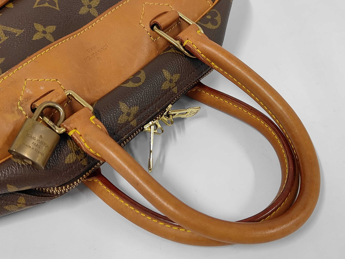 Louis Vuitton Deauville Monogram Canvas, Brown, Canvas, Handbag