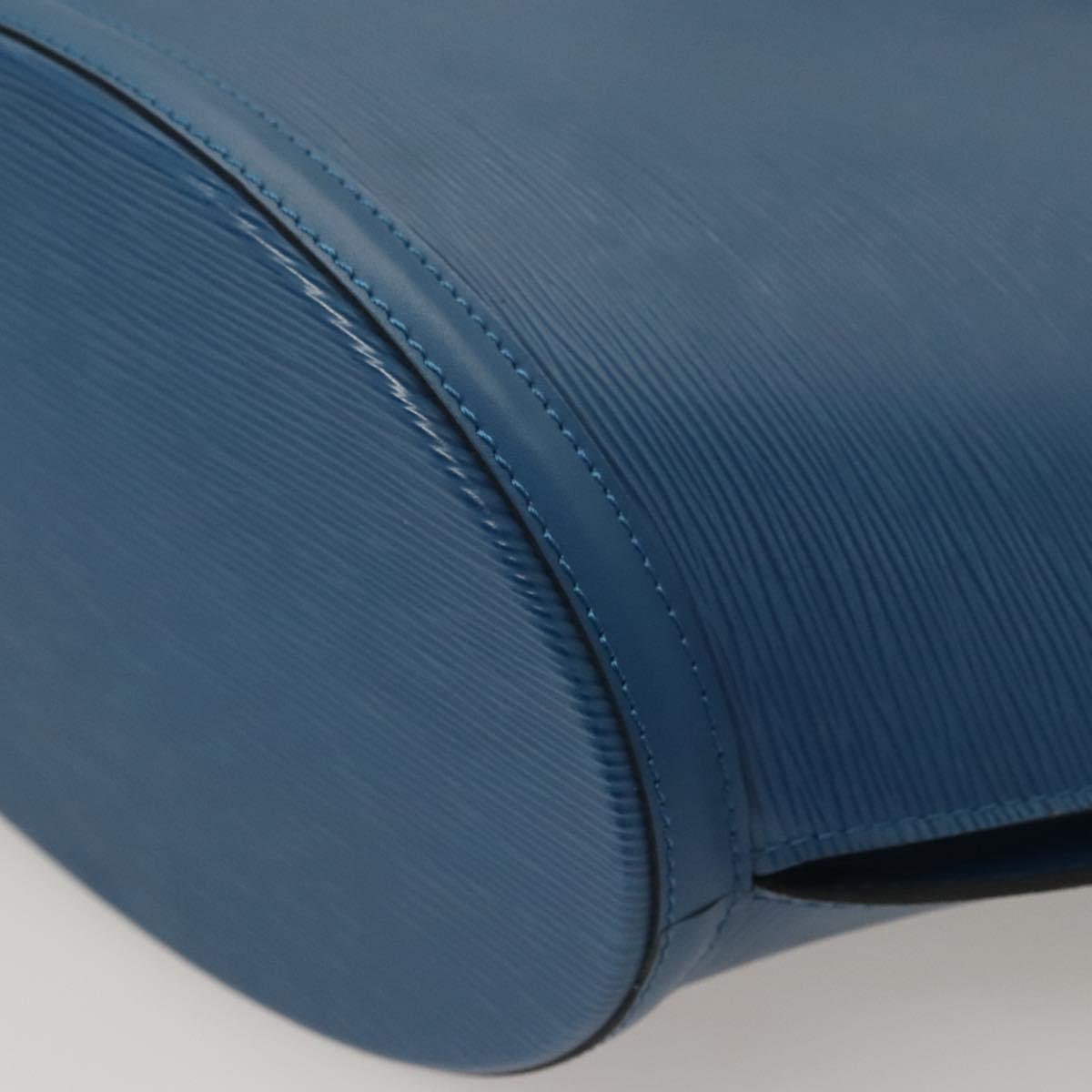 Louis Vuitton Saint Jacques Handbag Epi Leather, BLUE, LEATHER, Shoulder bag