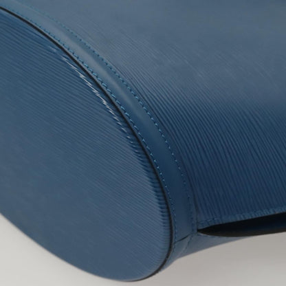 Louis Vuitton Saint Jacques Handbag Epi Leather, BLUE, LEATHER, Shoulder bag