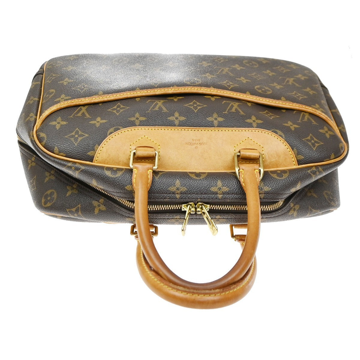 Louis Vuitton Trouville Monogram Canvas, Brown, Canvas, Handbag