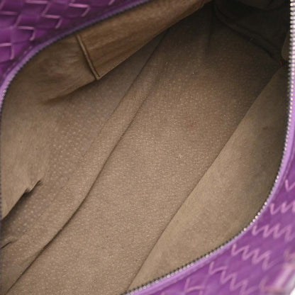 Bottega Veneta Brick Intrecciato Nappa, Purple, Leather, Tote Bag