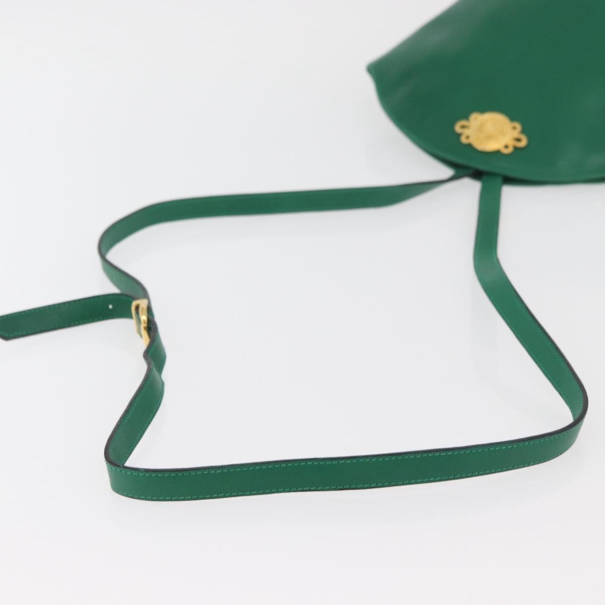 Salvatore Ferragamo Shoulder Bag Leather, Green, Leather, Shoulder Bag