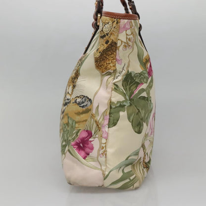 Salvatore Ferragamo Gancini Zip Pouch Leather, MULTICOLOUR, NYLON, Clutche & pouche