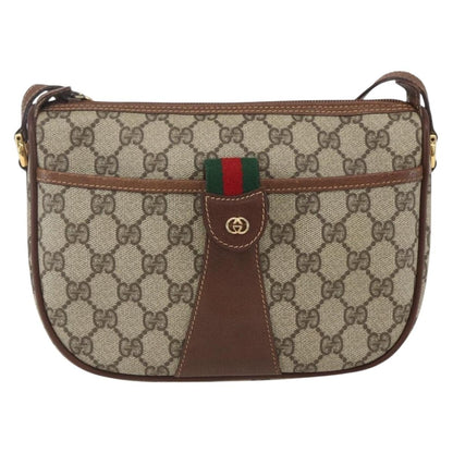 Gucci Vintage Web GG Coated Canvas, Beige, Canvas, Crossbody Bag