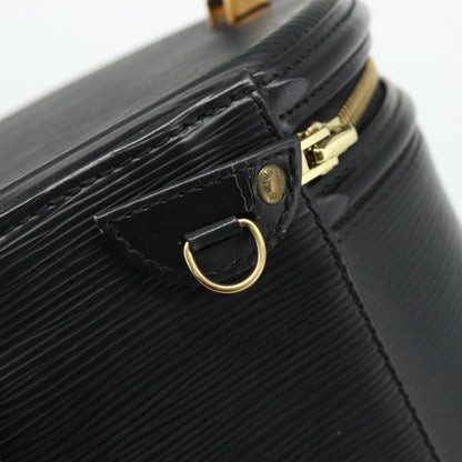 Louis Vuitton Cannes Epi Leather, Black, Leather, Handbag
