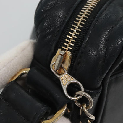 Chanel Camera, Black, Leather, shoulder