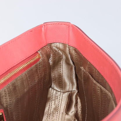 Salvatore Ferragamo Gancini Leather, Pink, Leather, Shoulder Bag