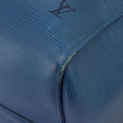 Louis Vuitton Keepall 55, Blue, Leather, travel
