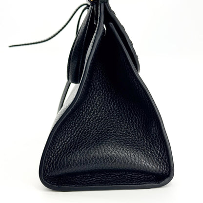 Gucci GG Marmont Top Handle Leather, Black, Leather, Handbag