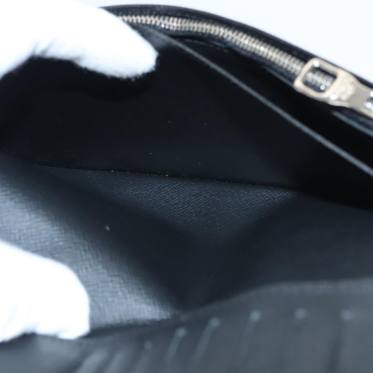 Louis Vuitton Brazza, Black, Canvas, wallet