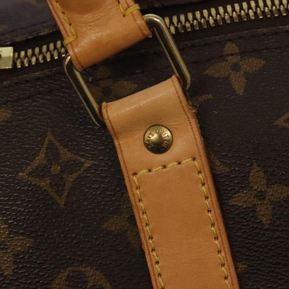 Louis Vuitton Keepall 60, Brown, Canvas, travel