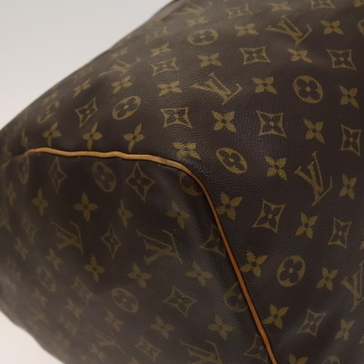 Louis Vuitton Keepall 60, Brown, Canvas, travel