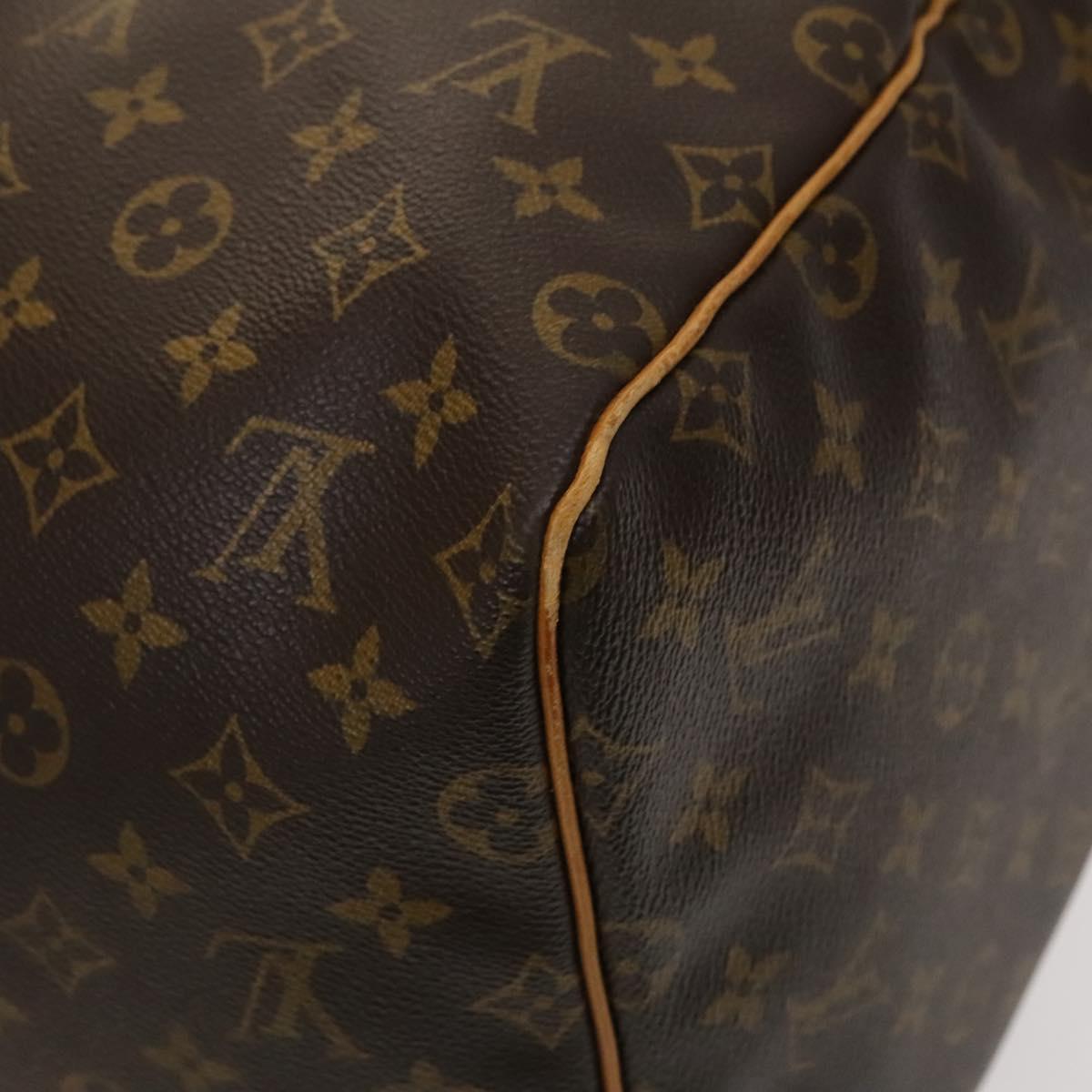 Louis Vuitton Keepall 55, Brown, Canvas, travel