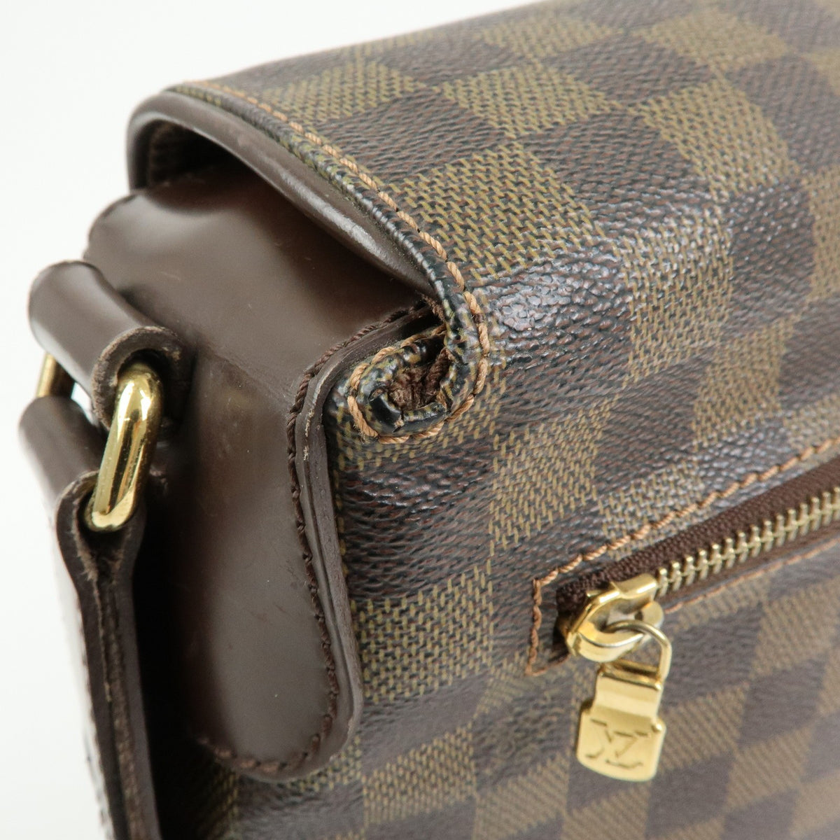 Louis Vuitton Spencer Messenger Damier, Brown, Canvas, Handbag