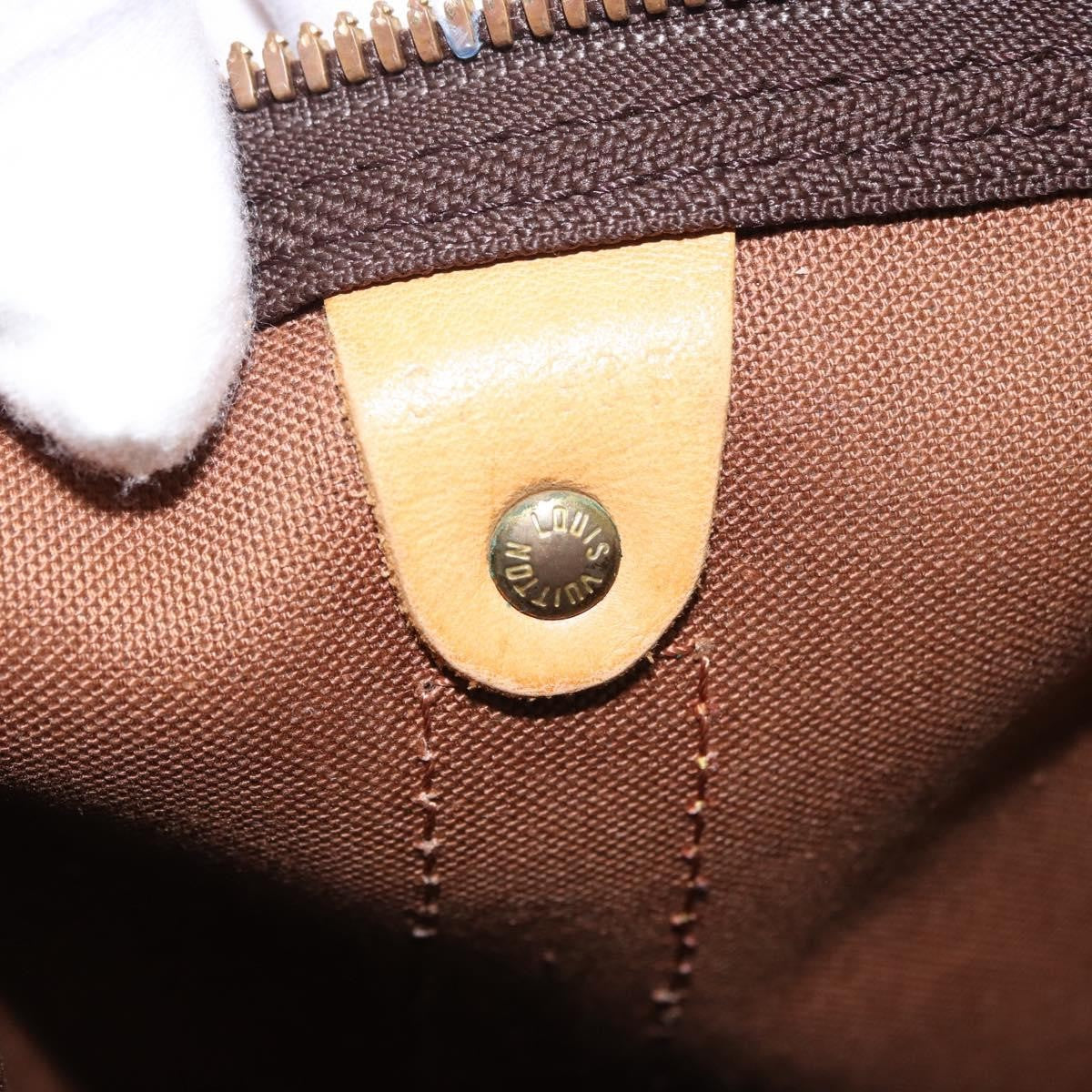 Louis Vuitton Keepall Monogram, Brown, Canvas, Travel Bag