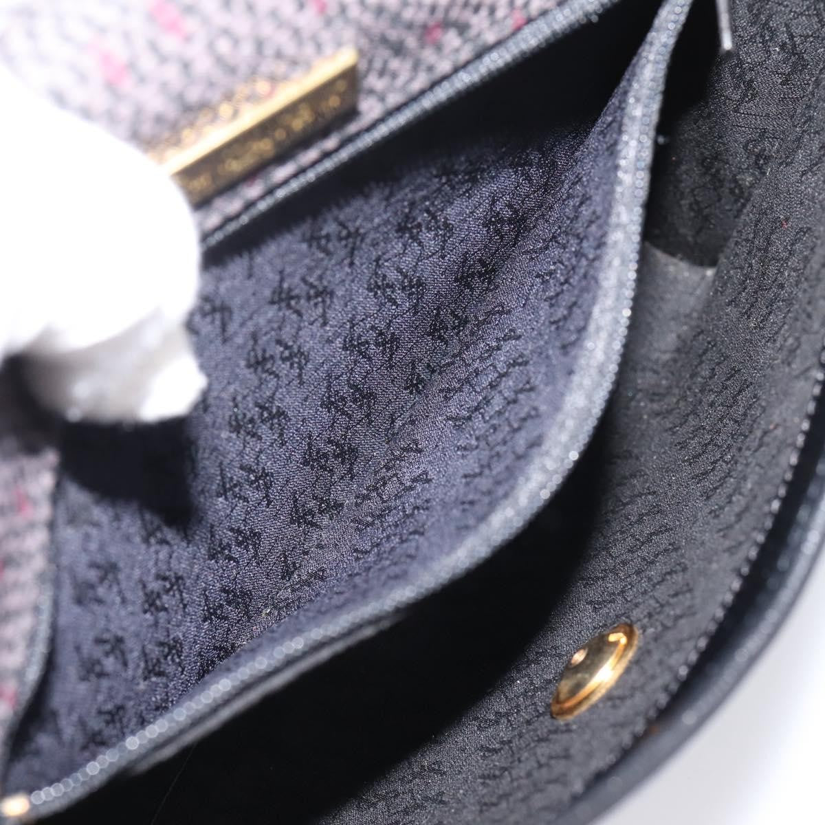 Saint Laurent Vintage Shoulder bag Leather, Gray, Canvas, Shoulder Bag