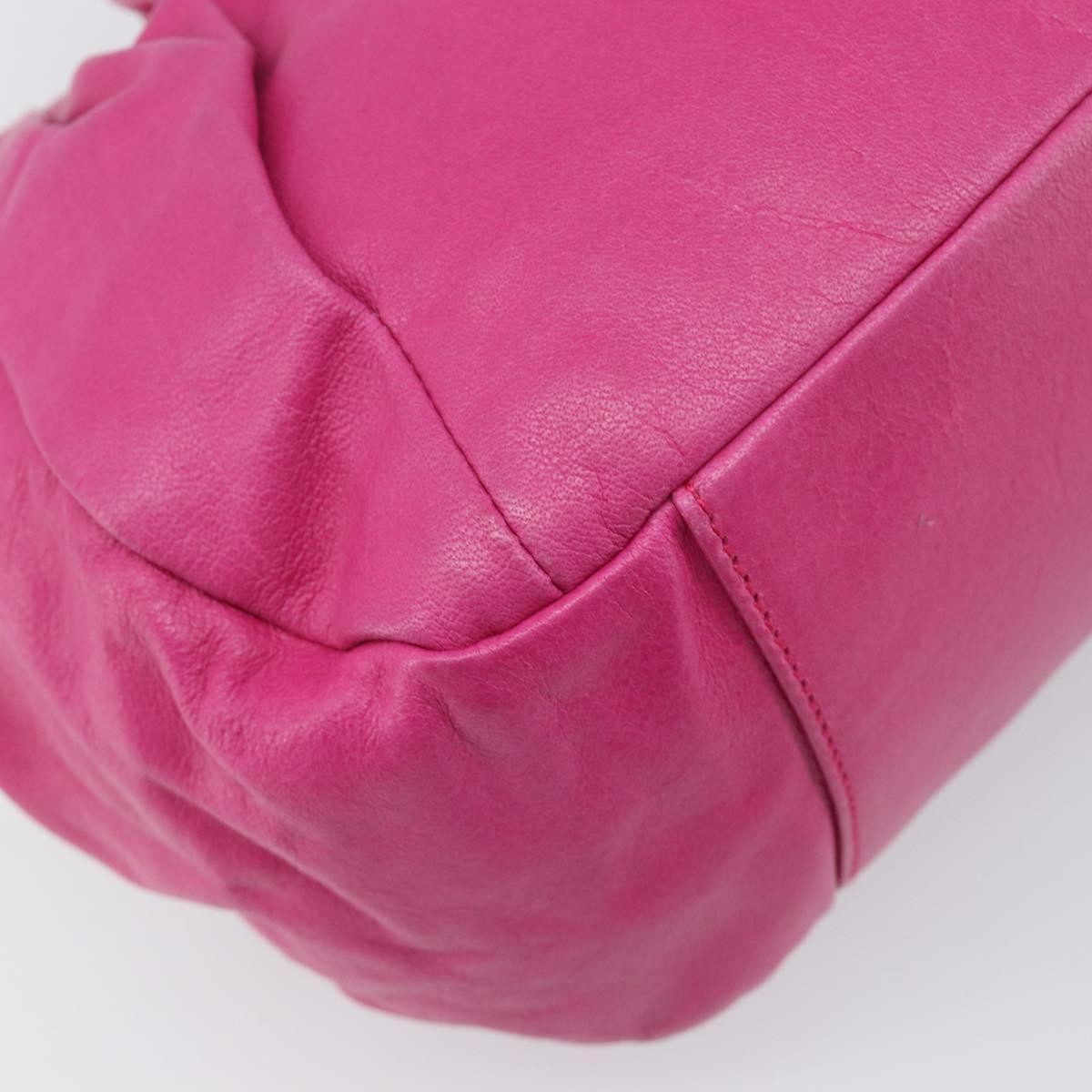 Miu Miu Shoulder Leather, Pink, Leather, Shoulder Bag