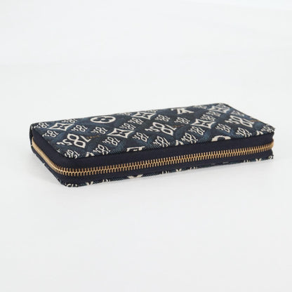 Louis Vuitton Zippy wallet, Blue, Canvas, wallet