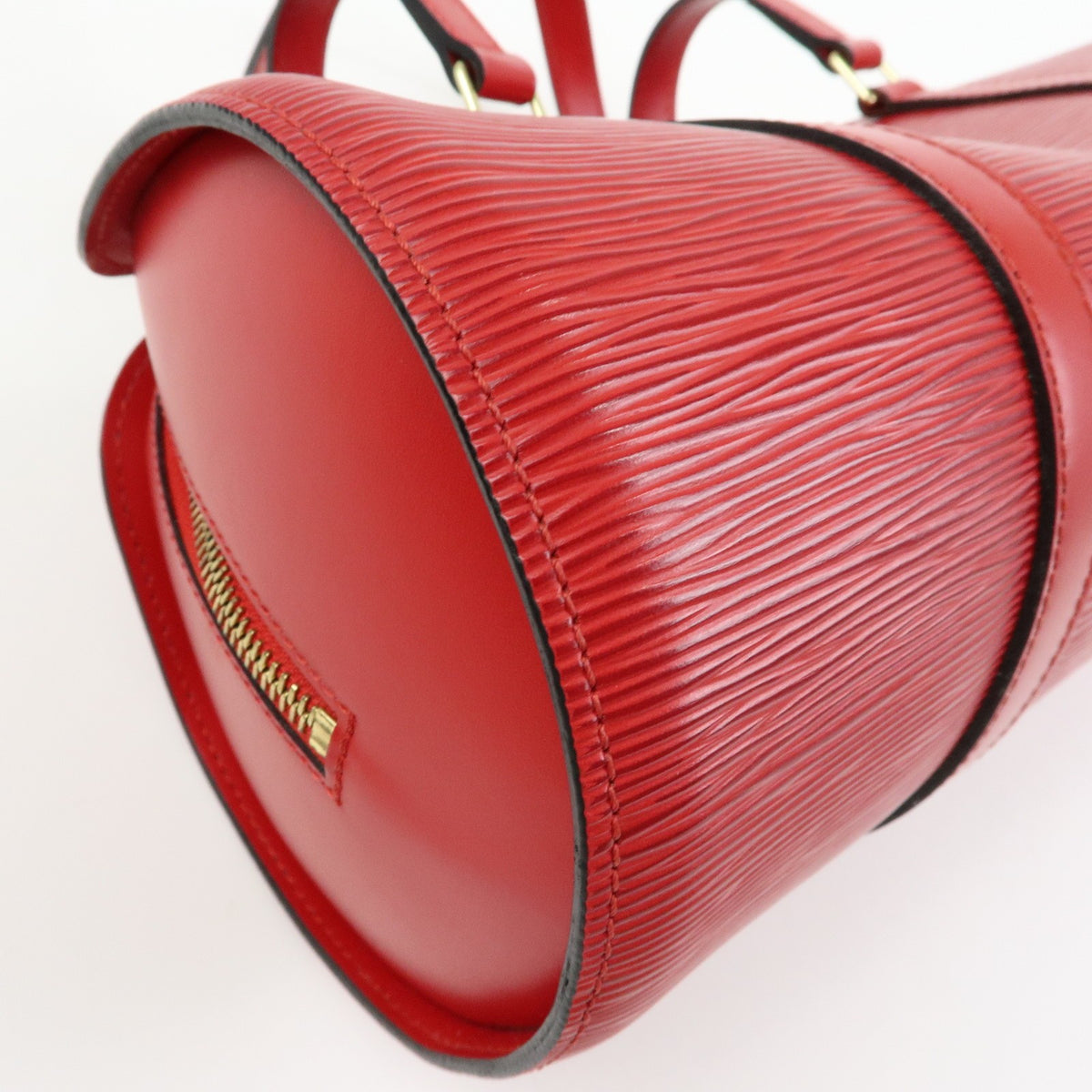 Louis Vuitton Soufflot Epi Leather, Red, Leather, Tote Bag