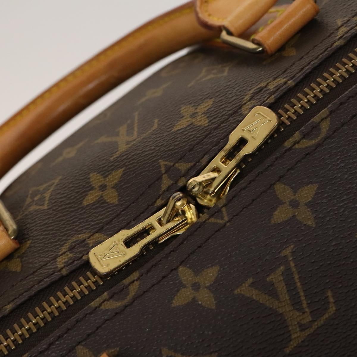 Louis Vuitton Keepall 55, Brown, Canvas, travel