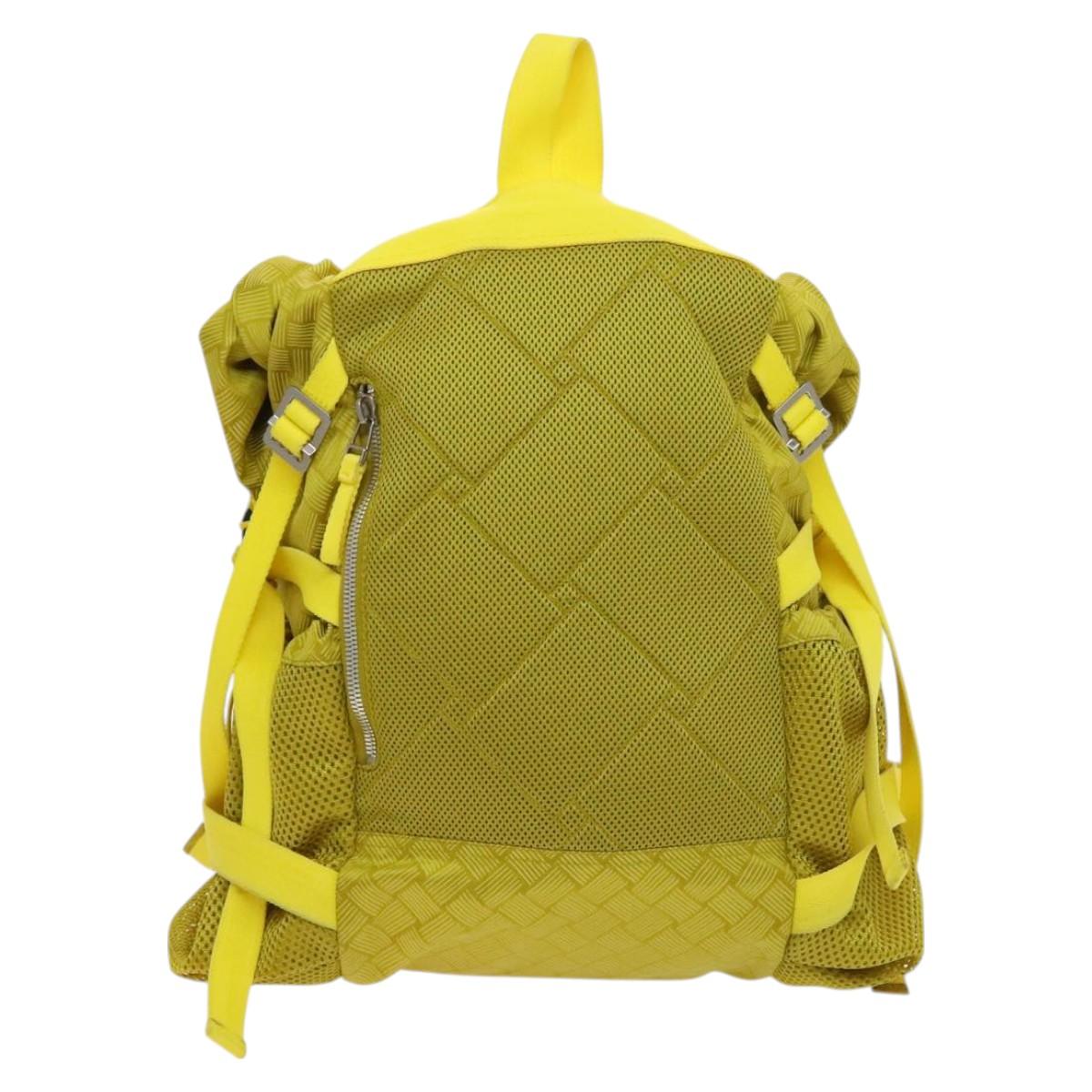 Bottega Veneta Trekking, Yellow, NYLON, backpack