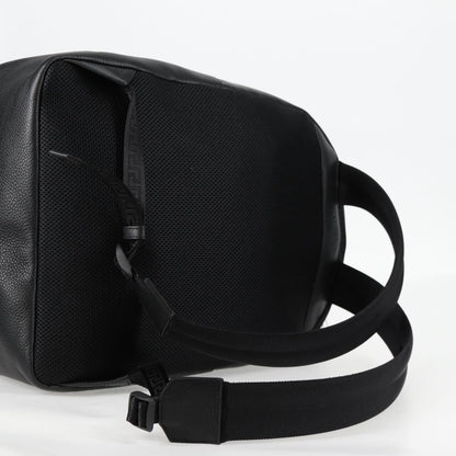 Versace Medusa, Black, Leather, backpack