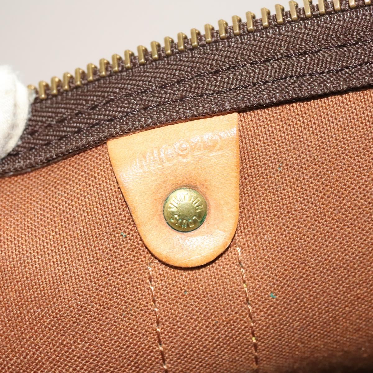 Louis Vuitton Keepall 55, Brown, Canvas, travel
