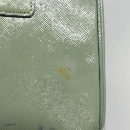 Prada Galleria, Green, Leather, handbag