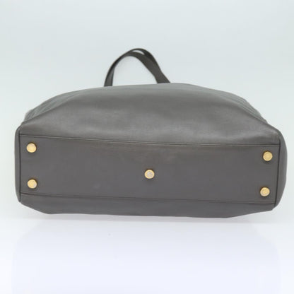 Saint Laurent Reversible, Grey, Leather, tote