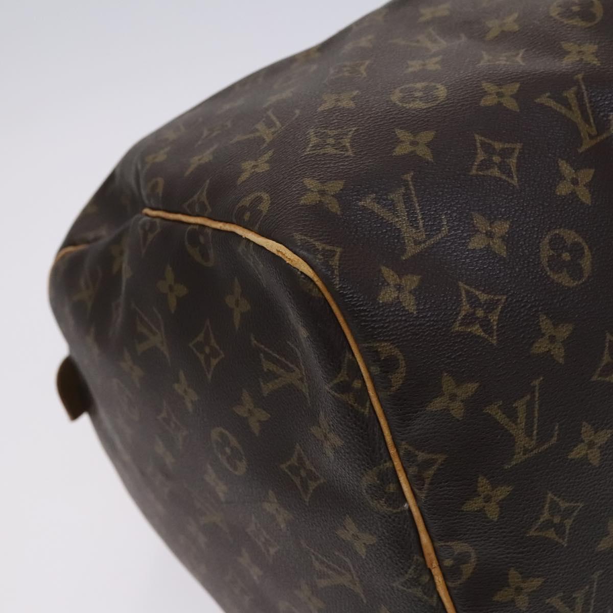 Louis Vuitton Keepall 55, Brown, Canvas, travel