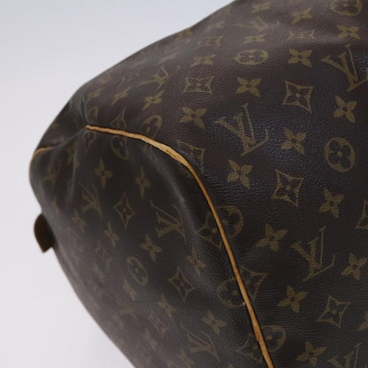 Louis Vuitton Keepall 55, Brown, Canvas, travel