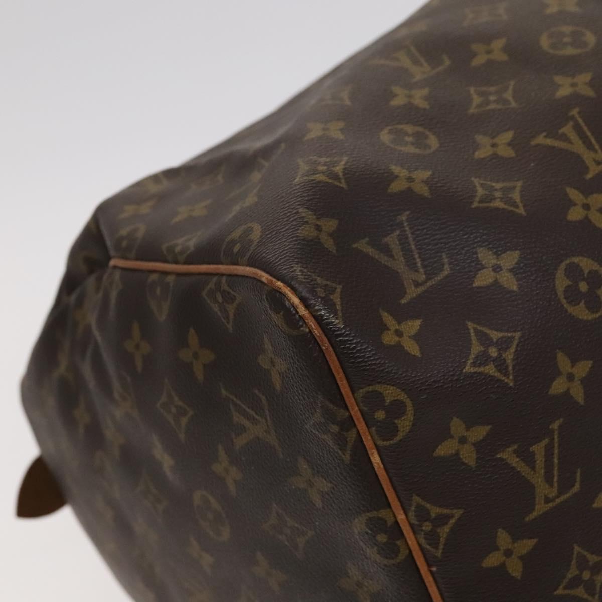 Louis Vuitton Keepall 55, Brown, Canvas, travel
