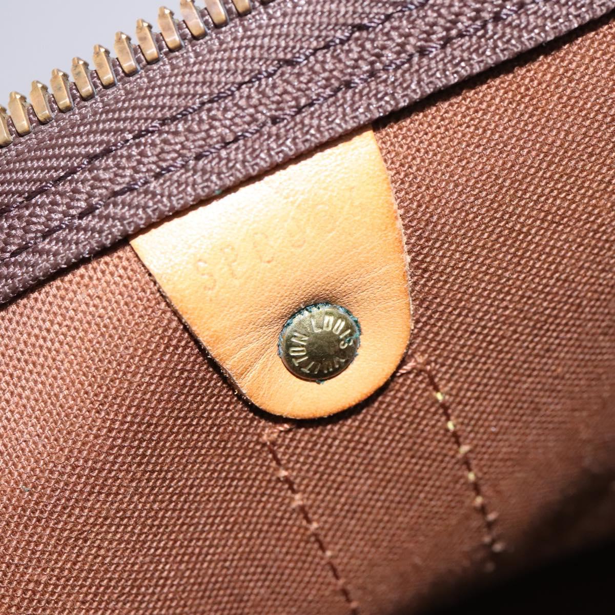 Louis Vuitton Keepall 60, Brown, Canvas, travel