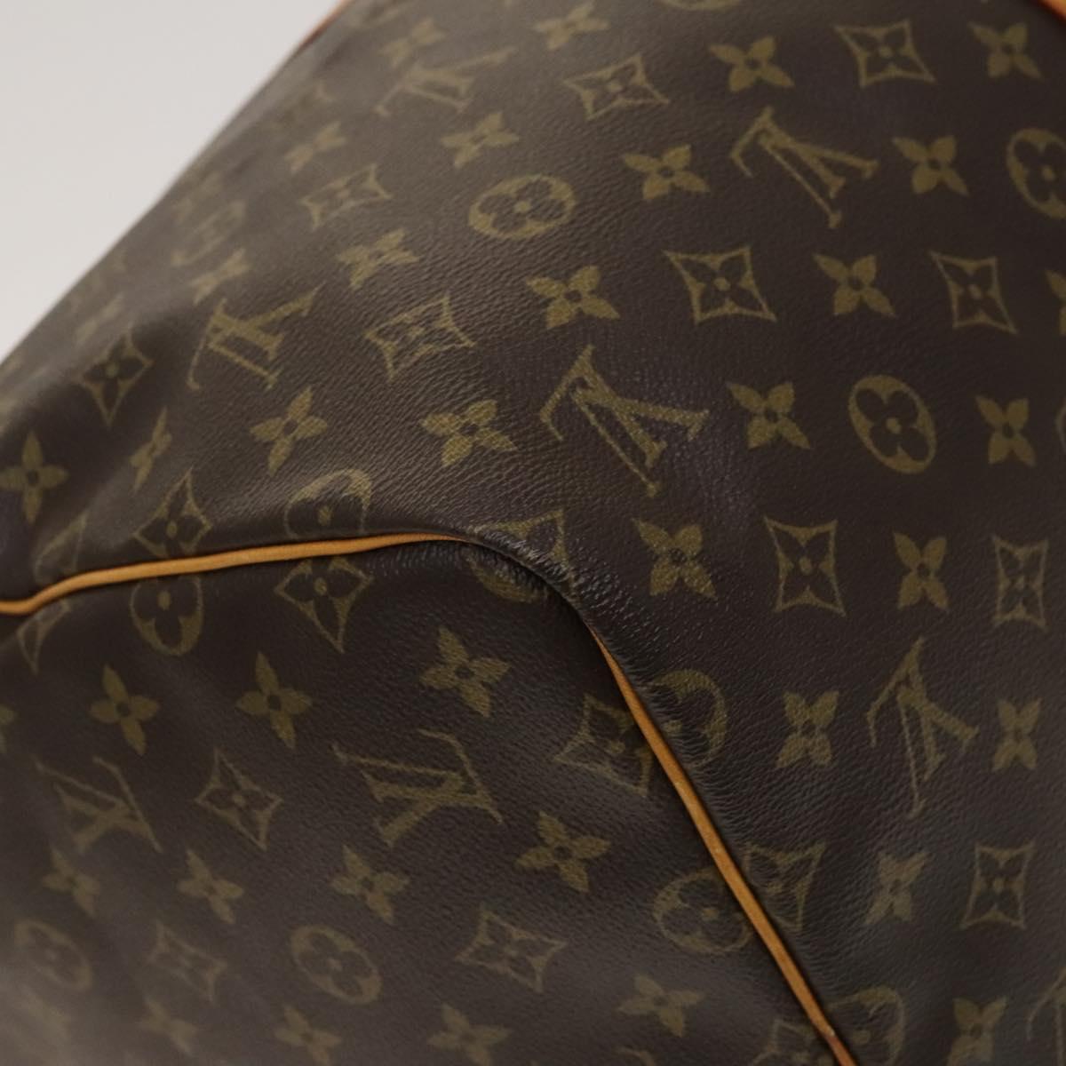Louis Vuitton Keepall 55, Brown, Canvas, travel