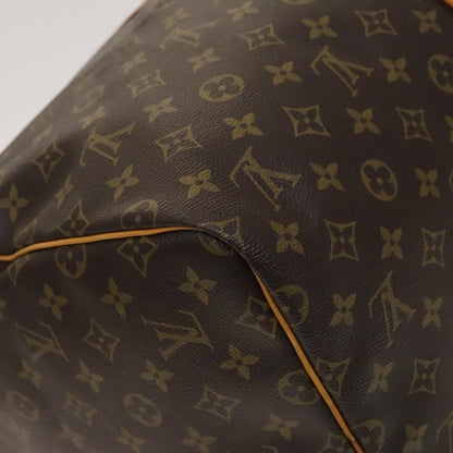 Louis Vuitton Keepall 55, Brown, Canvas, travel