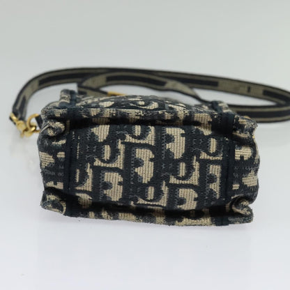 Dior Book Tote, Navy, Canvas, handbag