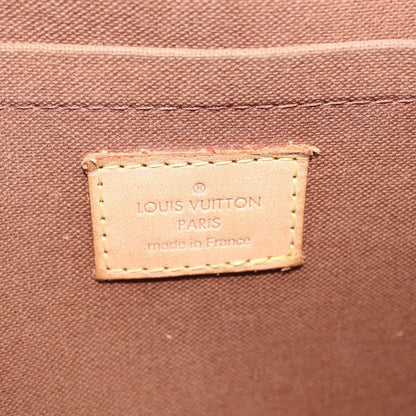 Louis Vuitton Sologne Monogram Canvas, Brown, Canvas, Handbag