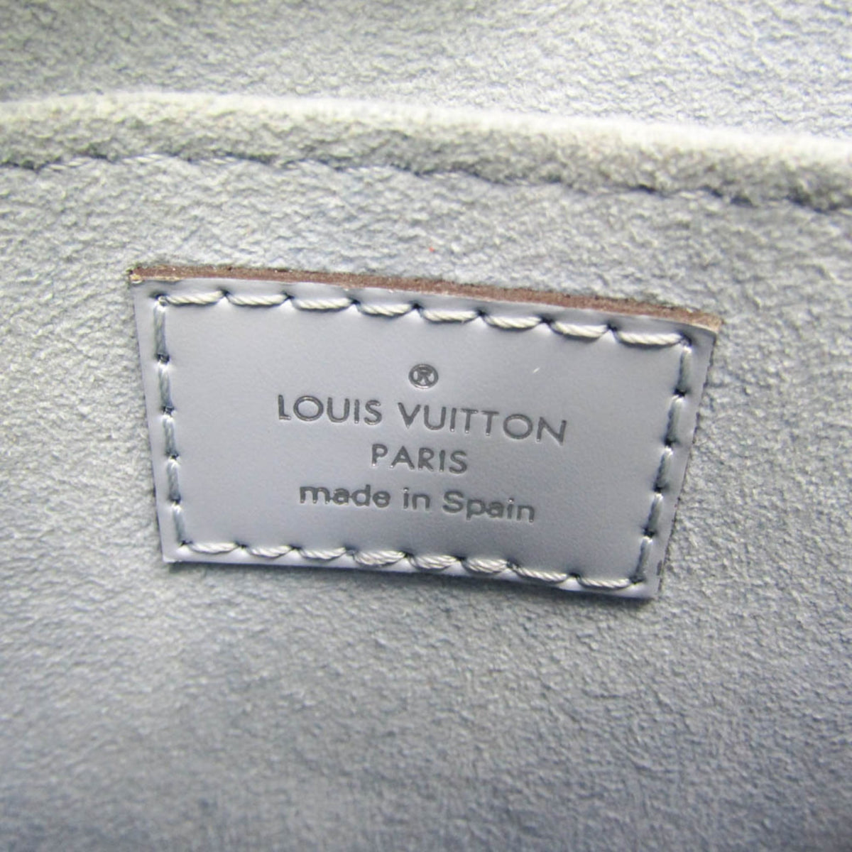 Louis Vuitton Petit Sac Plat Epi Leather, Blue, Leather, Handbag