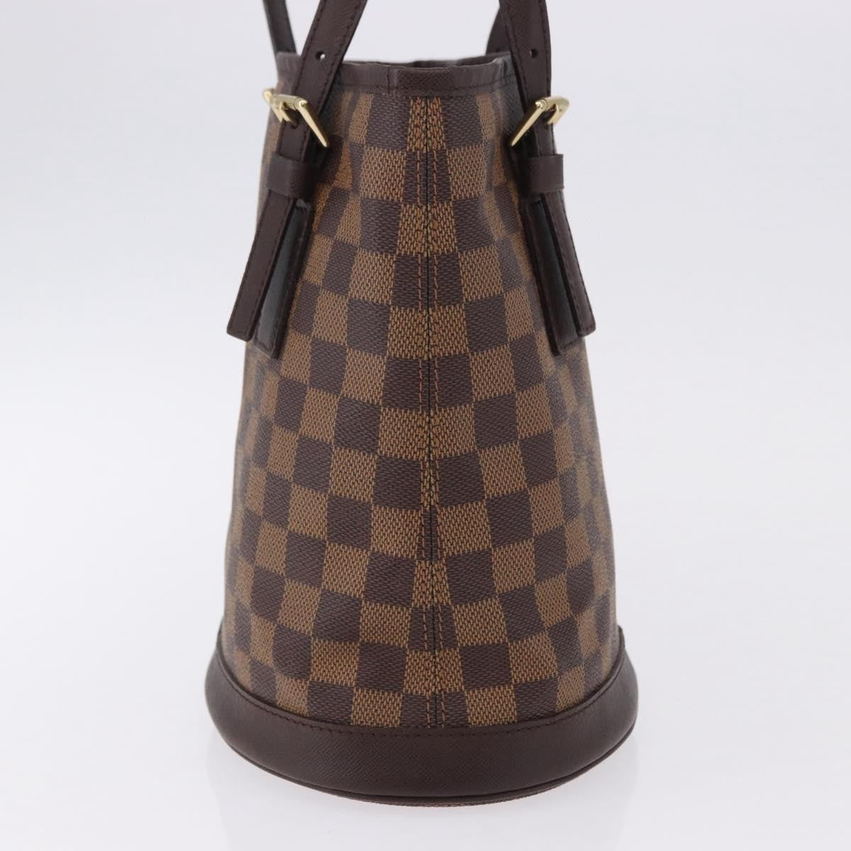 Louis Vuitton Marais Bucket Damier Ebene, Brown, Canvas, Shoulder Bag