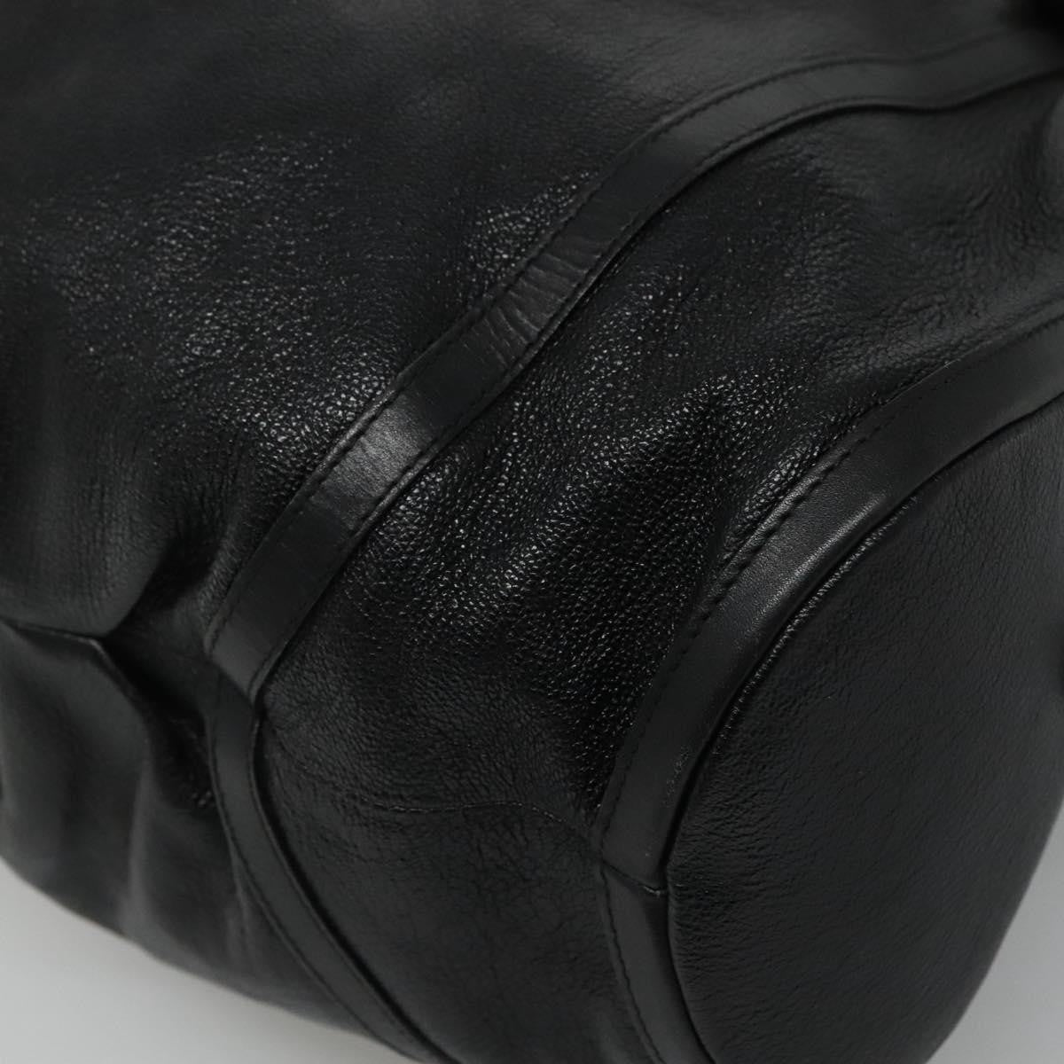 Bvlgari Chandra Leather, Black, Leather, Shoulder Bag