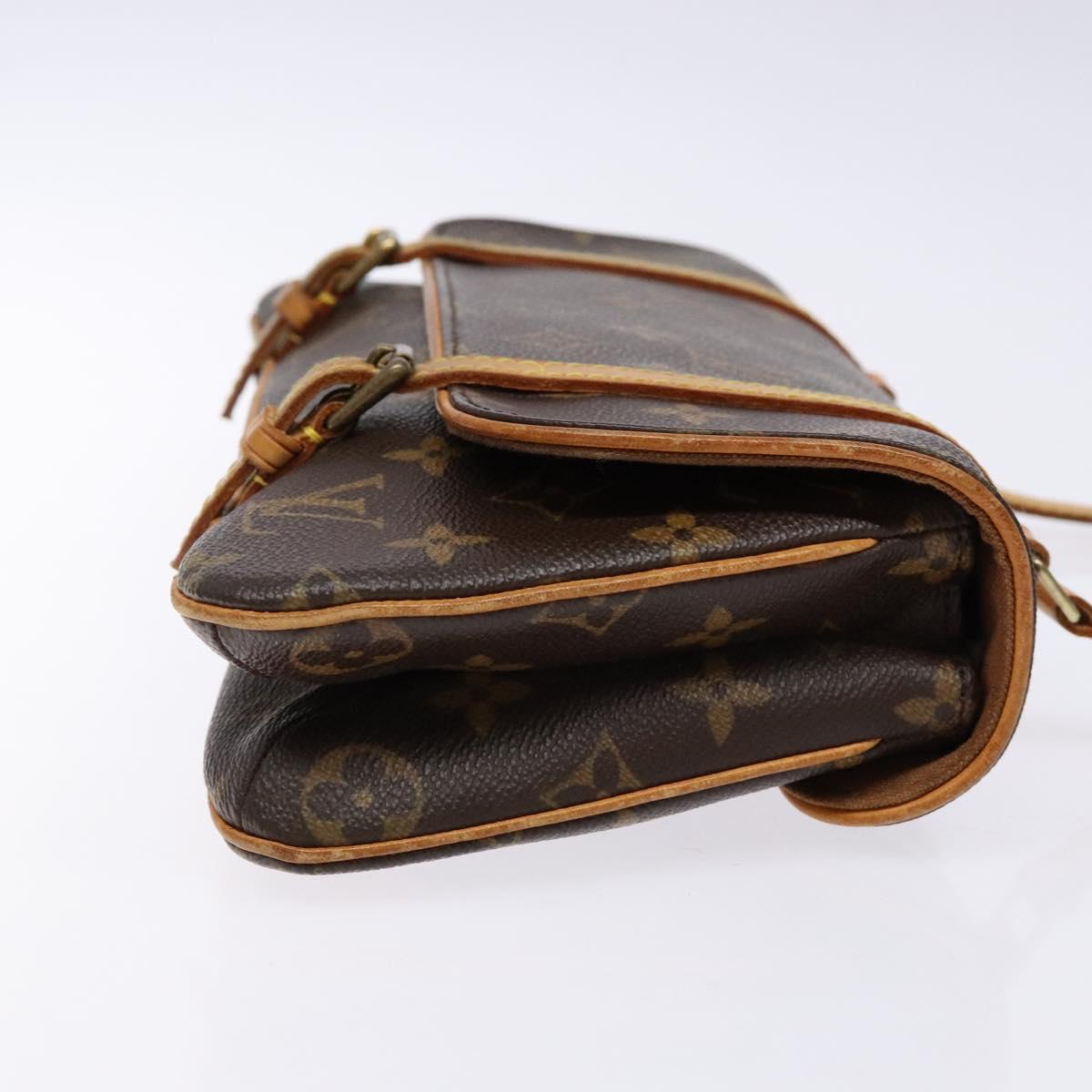 Louis Vuitton Marelle, Brown, Canvas, shoulder